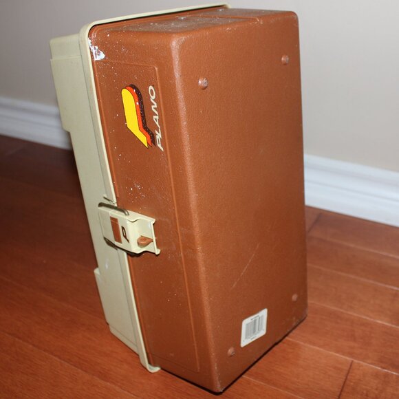 3/$55❤️vintage Plano 6303 Sturdy Three-Tiered Tackle Box Lockable Fishing USA - Picture 9 of 13